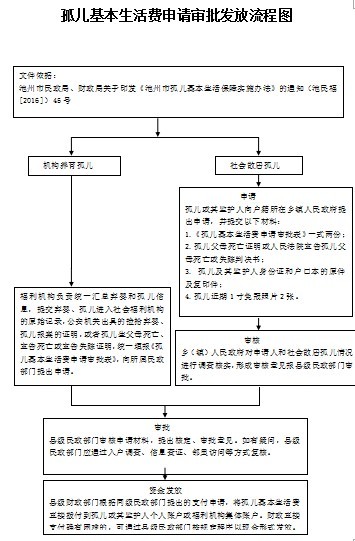 尧渡镇孤儿基本生活费申请审批发放流程图.jpg